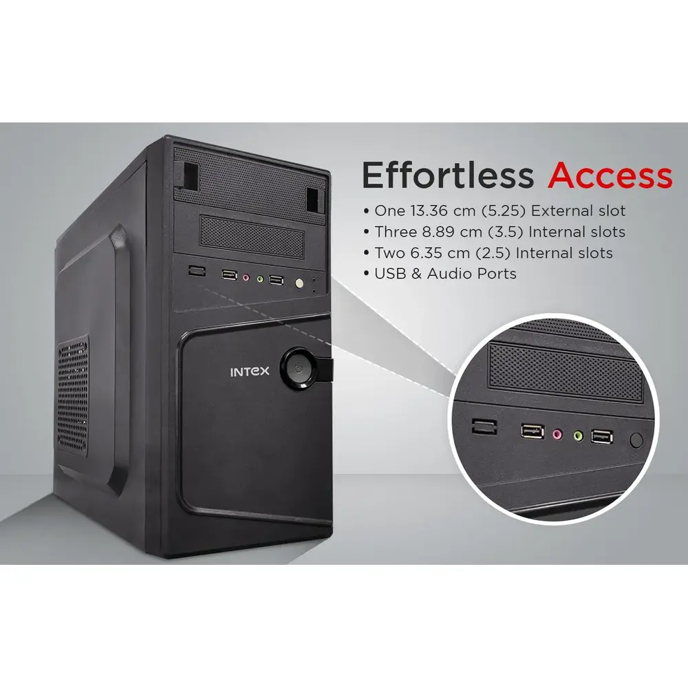 Intex Cabinet With SMPS Black view 3
